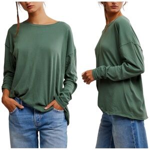 We The Free Nina long sleeve tee in cashmere - XL nwot